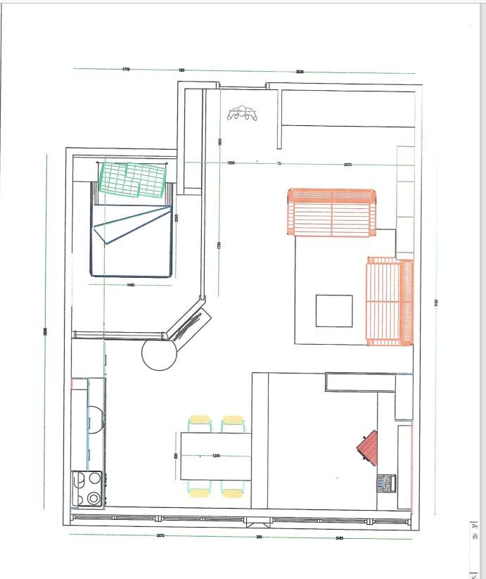 Wohnung Garconniere modern möbliert mit Parkplatz 51 m² 695