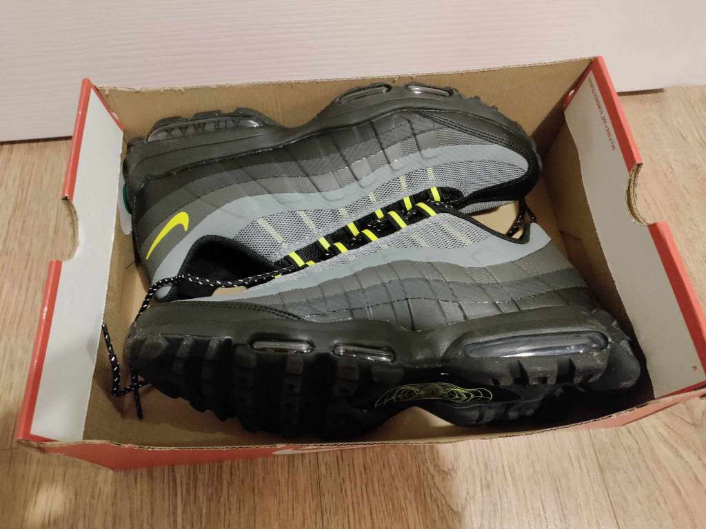 Nike AIR MAX 95 UL Black Volt Anthracite Noir Anthracit Gris Fer