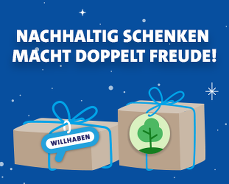 Nachhaltig schenken macht doppelt Freude!
