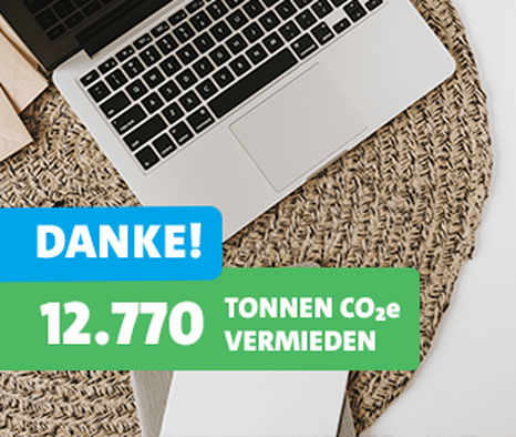 Danke! 12.770 Tonnen CO₂e vermieden