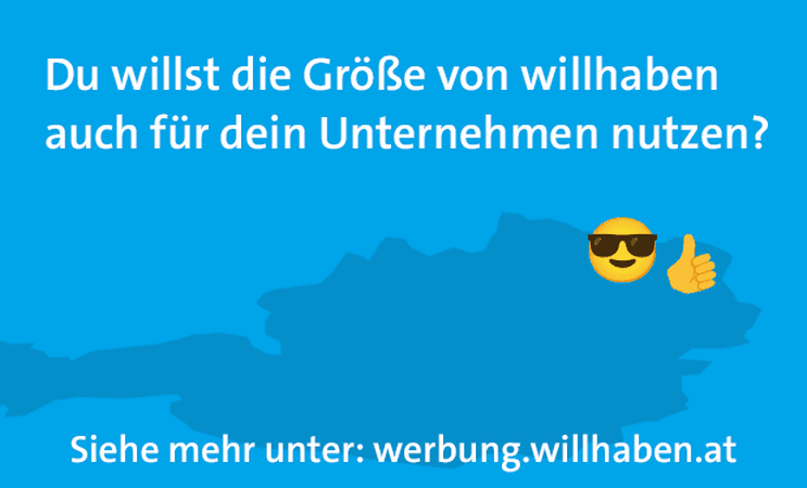 Du willst die Größe von willhaben auch für dein Unternehmen nutzen?