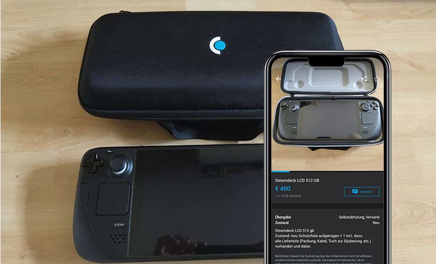 Steamdeck Angebot auf Willhaben