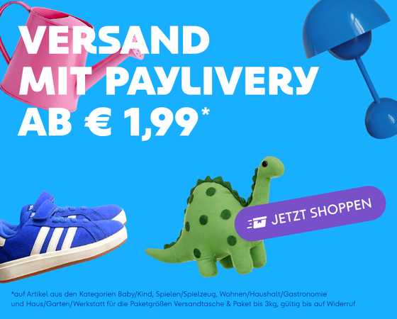 Versand mit PayLivery ab € 1,99