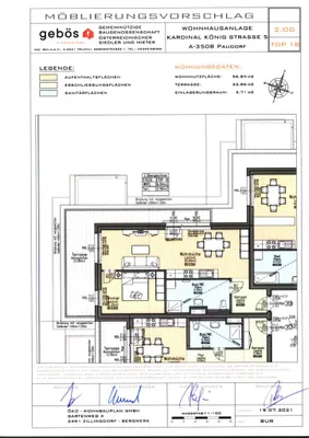 2-Zimmer-Wohnung mieten in Krems Land – 56,84 m², € 630 – Bild 7 von 7