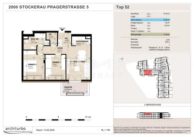 3-Zimmer-Wohnung kaufen in Korneuburg – 68 m², € 335.444 – Bild 5 von 6
