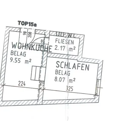 1-Zimmer-Wohnung mieten in Jennersdorf – 19,8 m², € 344 – Bild 3 von 6