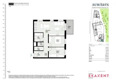3-Zimmer-Wohnung mieten in Wien – 68,43 m², € 1.953 – Bild 8 von 8