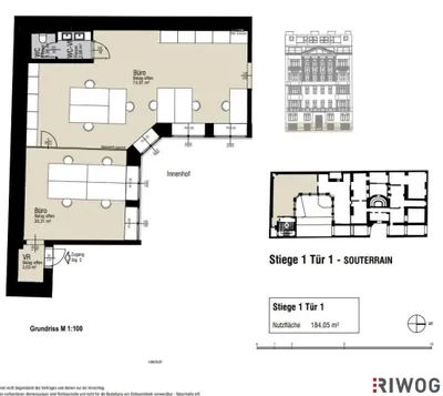 3-Zimmer-Gewerbeimmobilie mieten in Wien – 113 m², € 1.811 – Bild 13 von 13