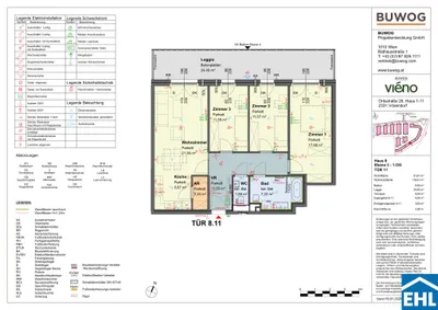 4-Zimmer-Wohnung mieten in Mödling – 91,61 m², € 2.194 – Bild 11 von 11