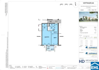 2-Zimmer-Wohnung mieten in Wien – 60,02 m², € 949 – Bild 11 von 11