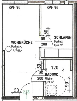 2-Zimmer-Wohnung mieten in Gmunden – 31 m², € 495 – Bild 4 von 4