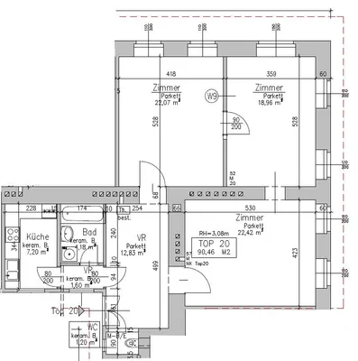 3-Zimmer-Wohnung kaufen in Wien – 91 m², € 590.000 – Bild 17 von 17