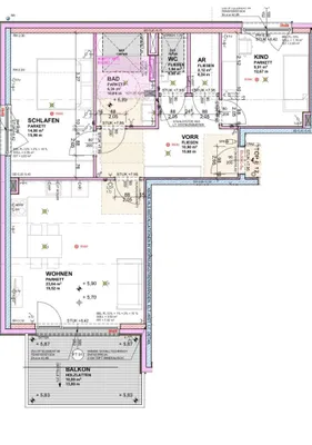 3-Zimmer-Wohnung mieten in Braunau am Inn – 69 m², € 1.270 – Bild 6 von 9