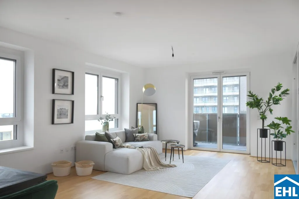 Skyline-Feeling im 34. Stock des Q-Tower mit Südost-Ausrichtung - Ansicht 2