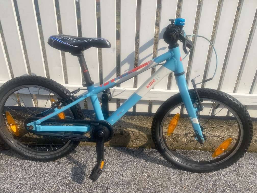 Cube Kinder Fahrrad 18" blau,  115,- (9063 Maria Saal) - willhaben