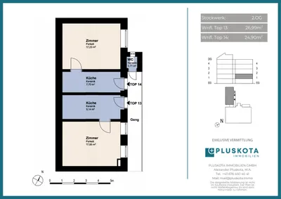 2-Zimmer-Wohnung kaufen in Wien – 51,88 m², € 119.000 – Bild 13 von 13