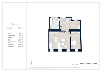 3-Zimmer-Wohnung kaufen in Wien – 72,08 m², € 468.000 – Bild 13 von 13