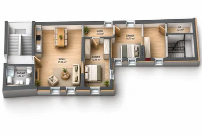 3-Zimmer-Wohnung kaufen in Braunau am Inn – 73,32 m², € 190.632