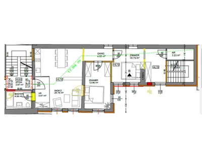 3-Zimmer-Wohnung kaufen in Braunau am Inn – 73,32 m², € 190.632 – Bild 3 von 3