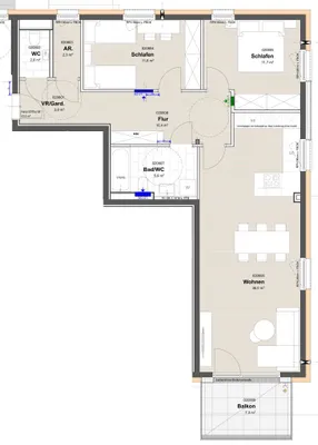 3-Zimmer-Wohnung mieten in Salzburg-Umgebung – 84 m², € 2.058 – Bild 10 von 10