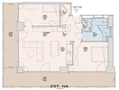 3-Zimmer-Wohnung mieten in Wien – 75,84 m², € 2.600 – Bild 21 von 21