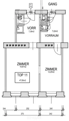 2-Zimmer-Wohnung kaufen in Wien – 38 m², € 149.000 – Bild 17 von 17