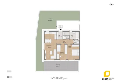 3-Zimmer-Wohnung kaufen in Graz – 72 m², € 478.000