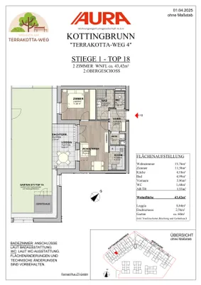 2-Zimmer-Wohnung kaufen in Baden – 43,42 m², € 189.900 – Bild 9 von 11