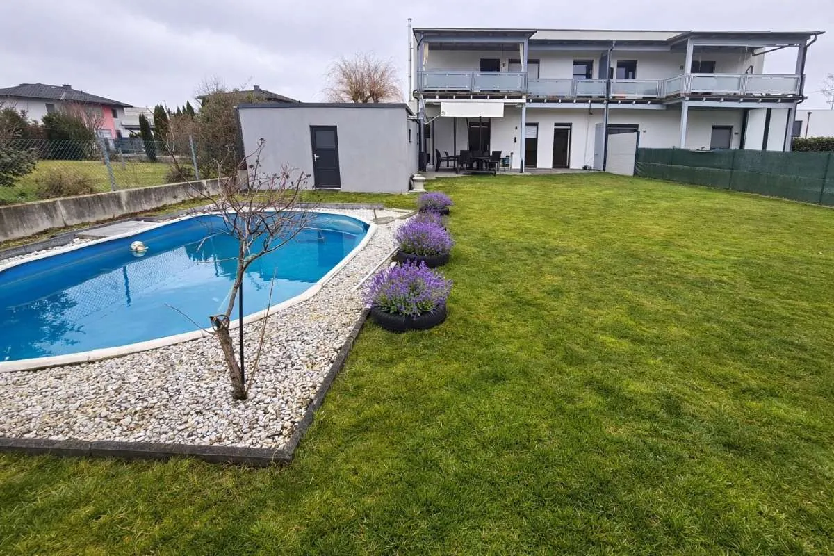 Gartenwohnung mit Pool, Ebenthal