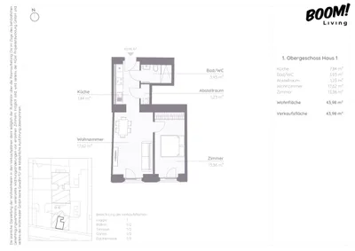 2-Zimmer-Wohnung kaufen in Wien – 43,98 m², € 264.000 – Bild 11 von 11