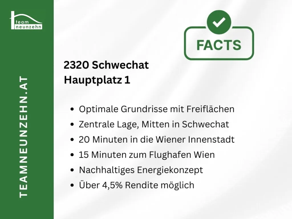 N°1 Schwechat - Ihr neues Zuhause im Herzen der Stadt – pohled 3