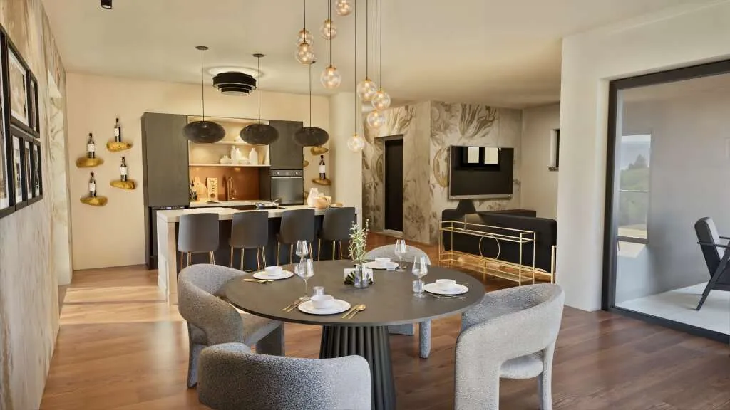 Moderne 1-Zimmer-Wohnung in Gamlitz: Erstbezug mit Terrasse und Garage | Hohe Rendite und Lebensqualität vereint | 6- 8,5% - Ansicht 2
