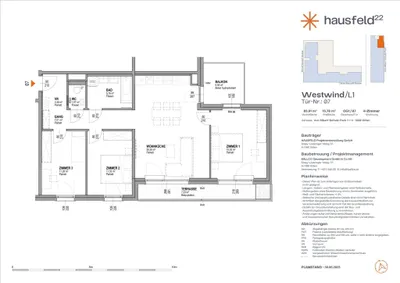 4-Zimmer-Wohnung mieten in Wien – 83,9 m², € 1.580 – Bild 1 von 40