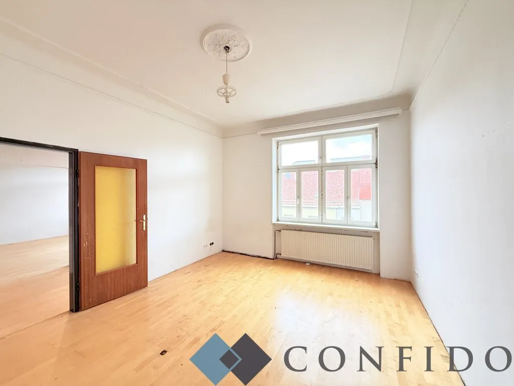 WOHNUNGSEIGENTUM AM STÖBERPLATZ - Sanierungsbedürftige 2 Zimmerwohnung mit Potenzial! - Ansicht 3