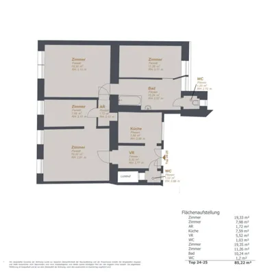 3-Zimmer-Wohnung kaufen in Wien – 85,22 m², € 362.000 – Bild 17 von 17
