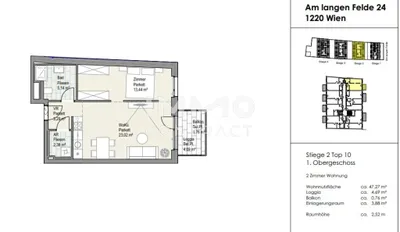 2-Zimmer-Wohnung kaufen in Wien – 62,21 m², € 483.690 – Bild 7 von 8