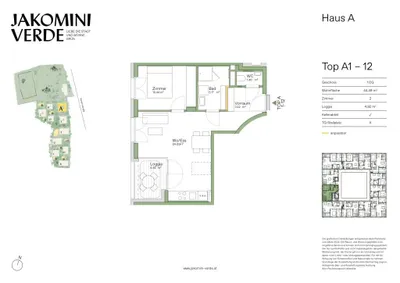 2-Zimmer-Wohnung kaufen in Graz – 44,49 m², € 224.000 – Bild 17 von 17