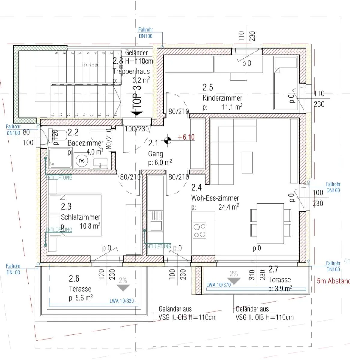 3-Zimmer Luxus Wohnung im 2. OG - Ansicht 3
