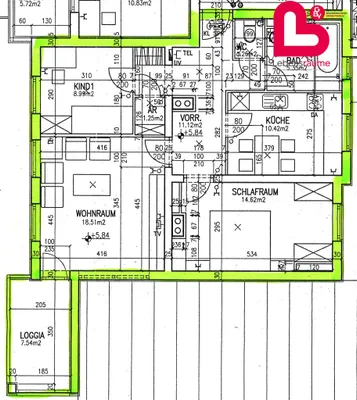3-Zimmer-Wohnung mieten in Gmunden – 77,95 m², € 859 – Bild 7 von 7