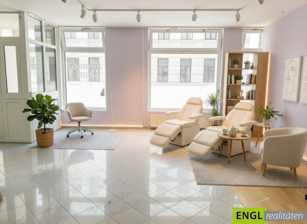 Perfekte Geschäftsadresse! Ordination, Praxis, Geschäftslokal, Büro, Therapie- und Fitness Studio, 55 m² Wohnbüro und 2 TG Plätze - Ansicht 3