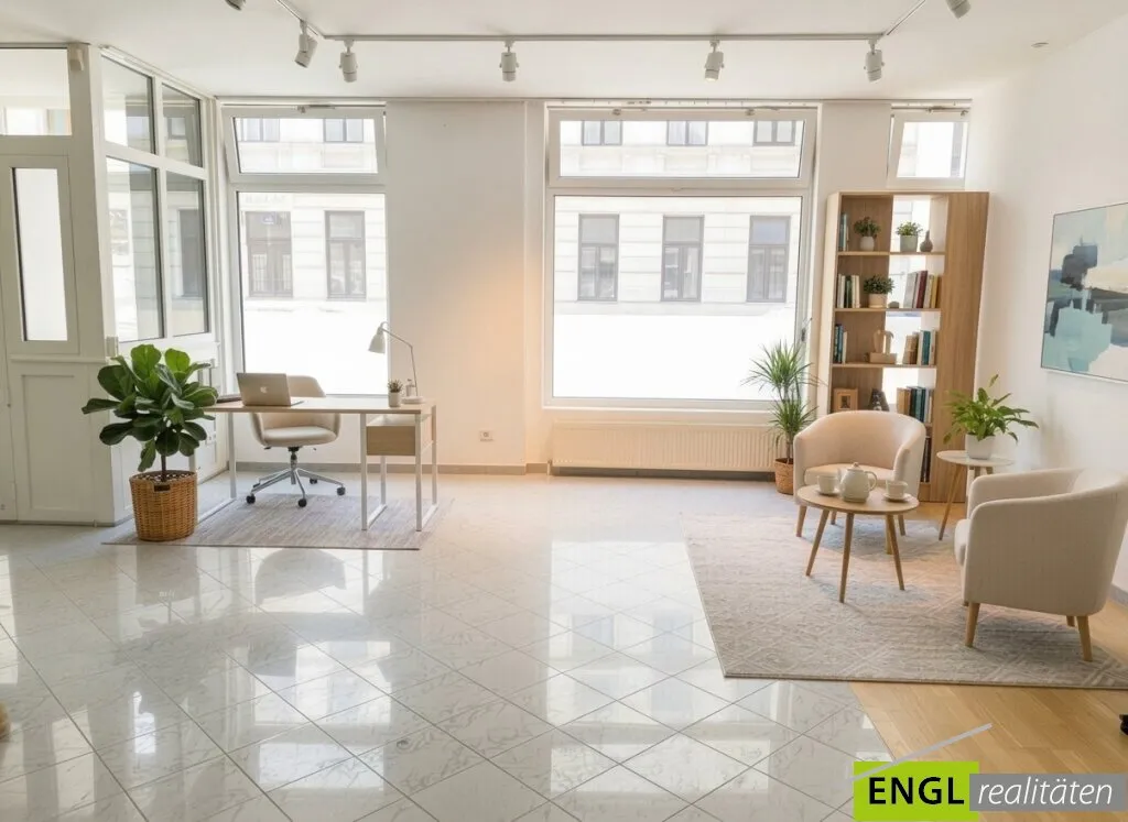 Perfekte Geschäftsadresse! Ordination, Praxis, Geschäftslokal, Büro, Therapie- und Fitness Studio, 55 m² Wohnbüro und 2 TG Plätze - Ansicht 2