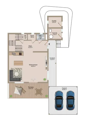 4-Zimmer-Haus kaufen in Klagenfurt Land – 116 m², € 478.000 – Bild 8 von 9