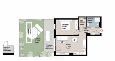 2-Zimmer-Wohnung mieten in Wien – 47 m², € 990 – Bild 11 von 11
