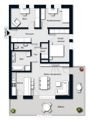 4-Zimmer-Immobilie kaufen in Linz Land – 90,75 m², € 499.000 – Bild 9 von 10