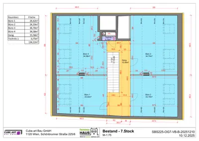 8-Zimmer-Gewerbeimmobilie mieten in Wien – 265 m², € 4.439 – Bild 40 von 40