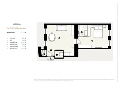 2-Zimmer-Wohnung kaufen in Wien – 47,12 m², € 265.000 – Bild 12 von 12