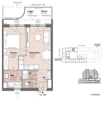 2-Zimmer-Wohnung kaufen in Wien – 38,46 m², € 303.600 – Bild 14 von 14