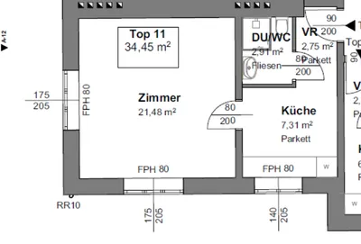 1-Zimmer-Wohnung mieten in Neunkirchen – 35 m², € 450 – Bild 9 von 9