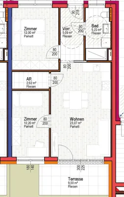 3-Zimmer-Wohnung kaufen in Vöcklabruck – 58,21 m², € 232.258 – Bild 4 von 11