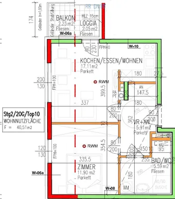 2-Zimmer-Wohnung mieten in Wien – 42,56 m², € 779 – Bild 11 von 13